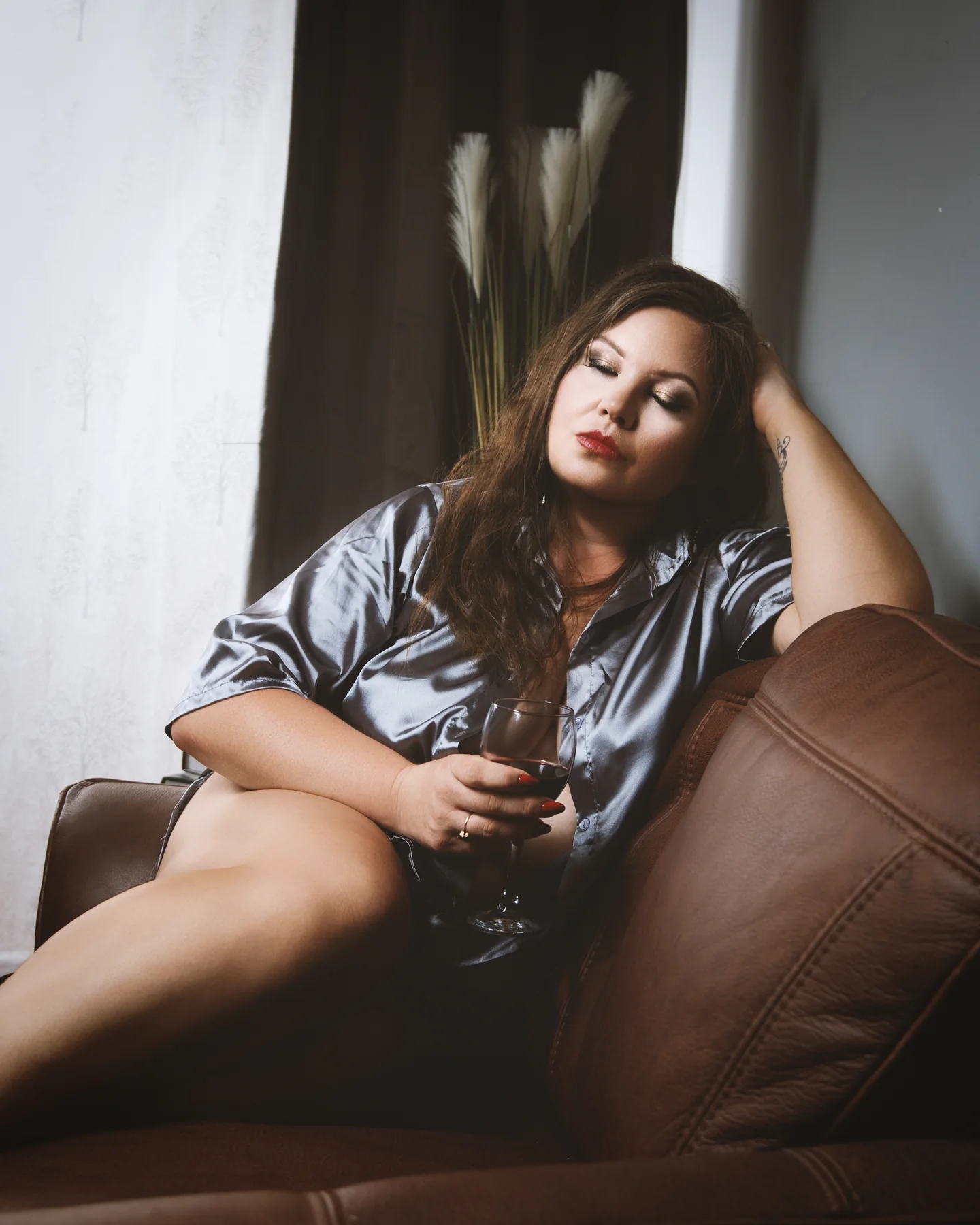 Classic boudoir portrait